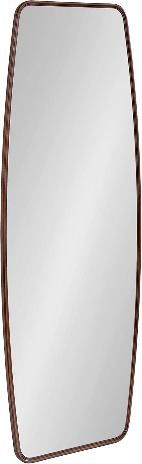 Kate and Laurel Caskill Rectangle MDF Full Length Mirror, 18x48, Bronze