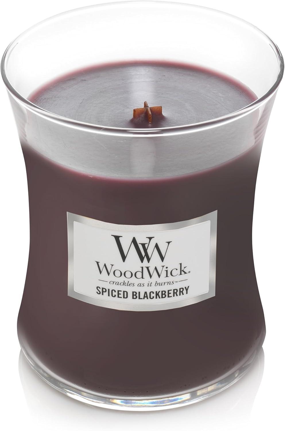 Spiced Blackberry Soy Jar Candle with Essential Oils