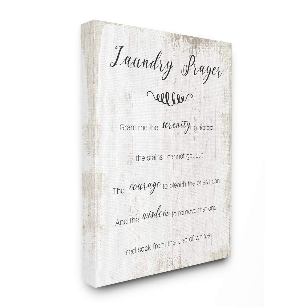 Stupell Industries " Family Laundry Room Prayer Faith Inspired Humor " by Daphne Polselli