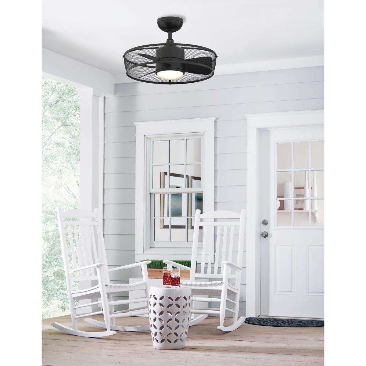 Fanimation Henry 20 Black Indoor/Outdoor Ceiling Fan