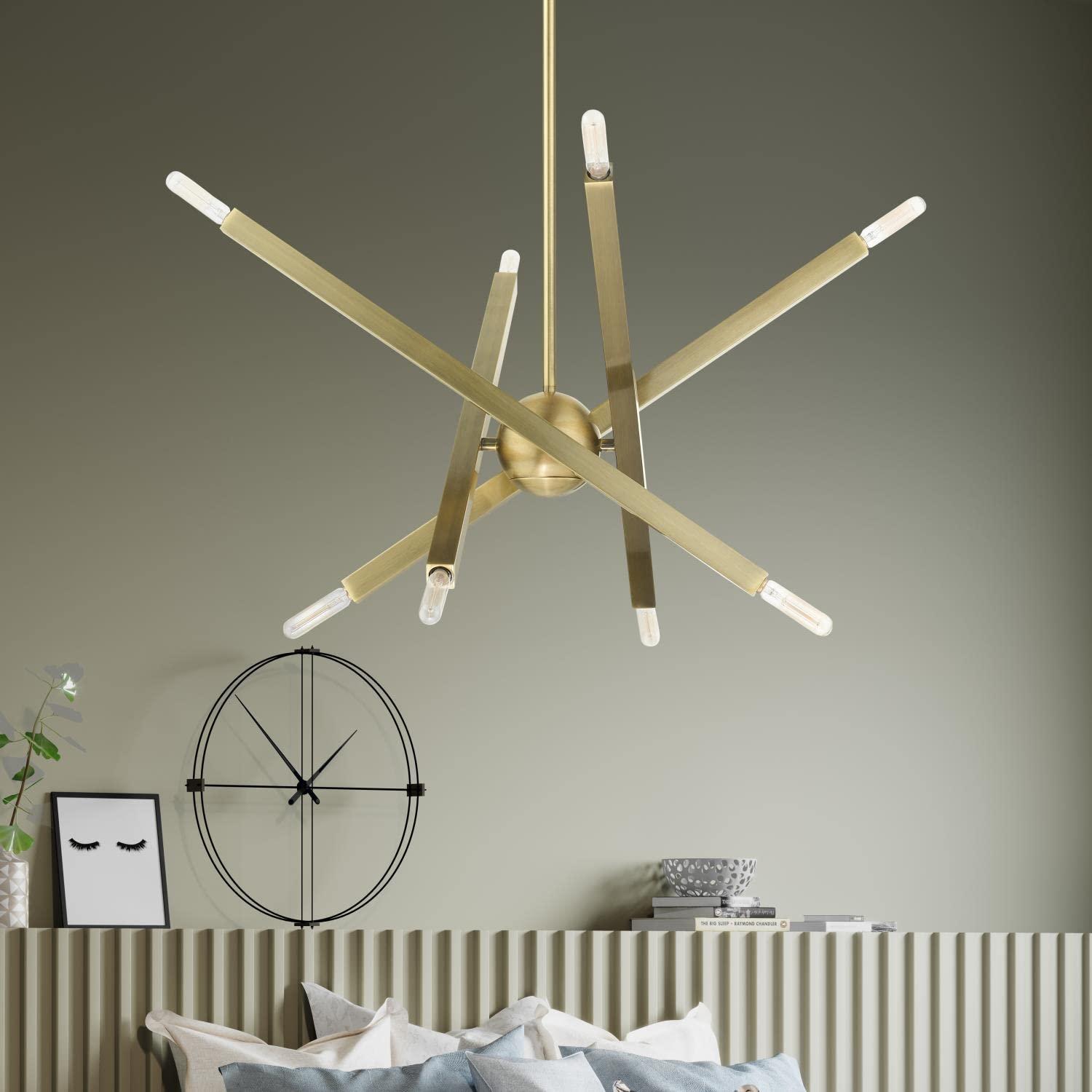 Mercury Row® Lydia 8 - Light Dimmable Modern Linear Chandelier