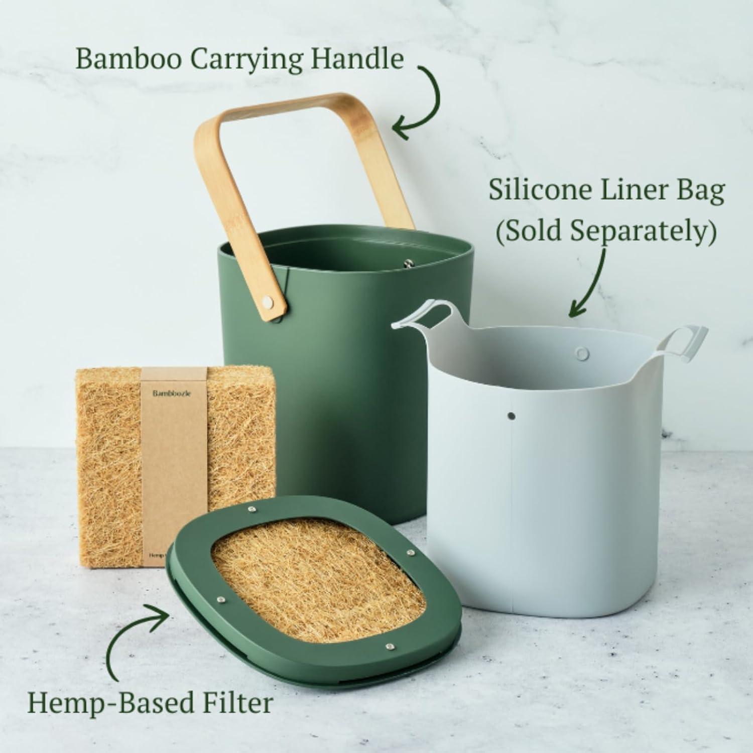 Bamboozle Bamboozle Astrik Compost Bin | Graphite