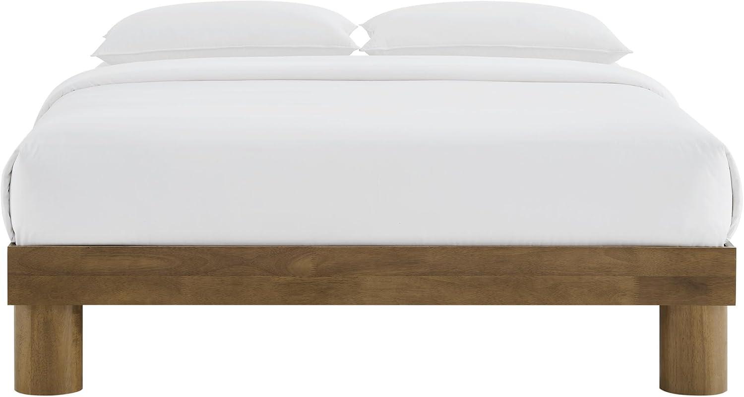 Modway Runa Wood Platform Bed In French Oak