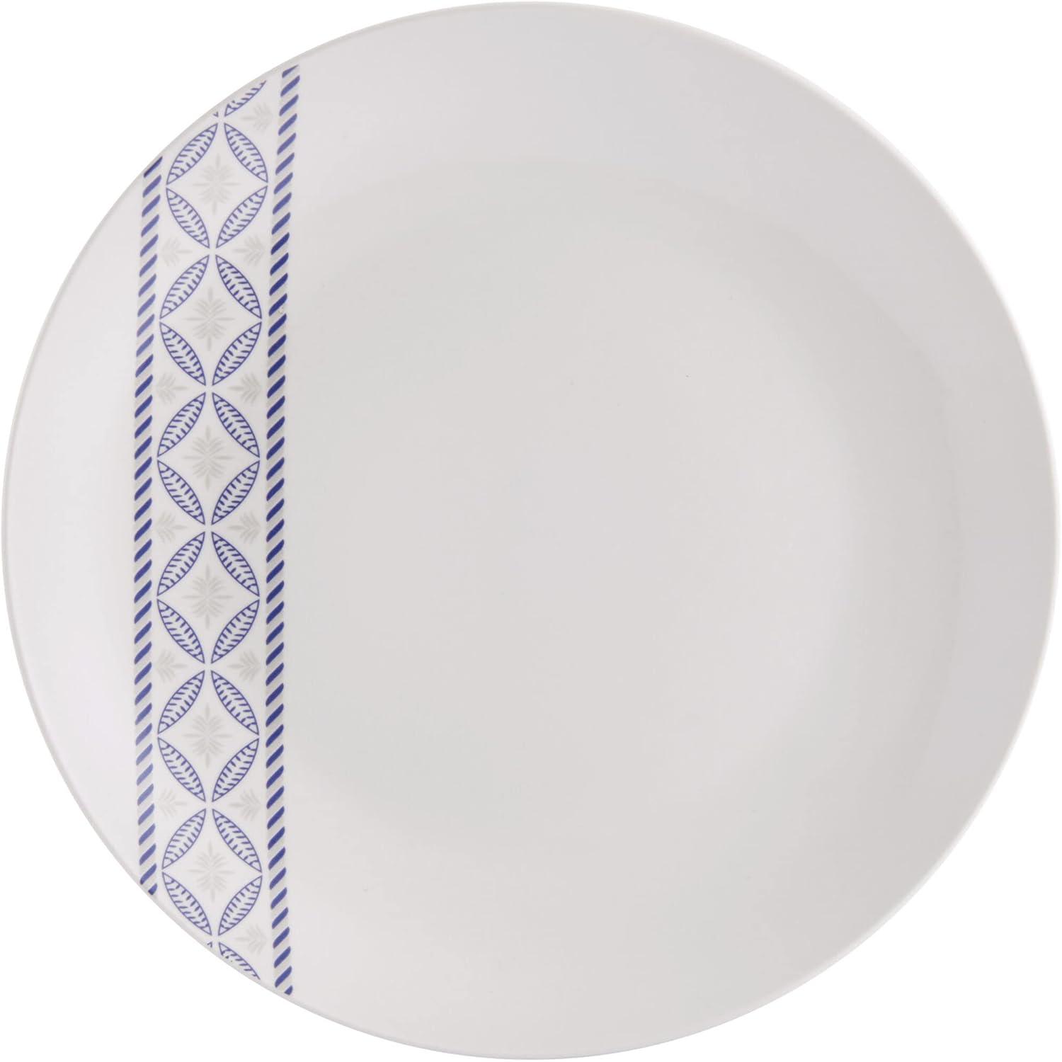 Preslie 18-Piece Porcelain Dinnerware Set, Service for 6