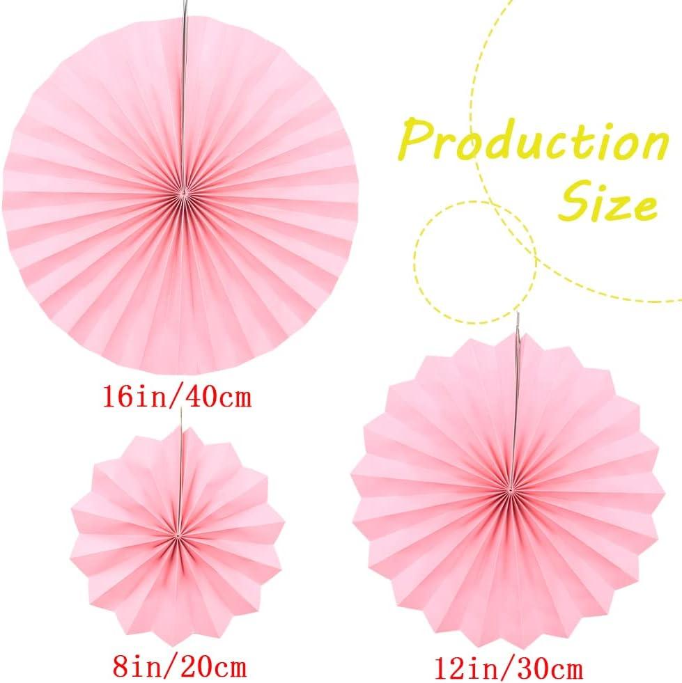 Wmenjiazihan 1 Clearance Hanging Paper Fans Party Set Silver Round Pattern Paper Garlands Decoration For Birthday Shower Graduation Retirement Set Of 6 Inverted Wobbler
