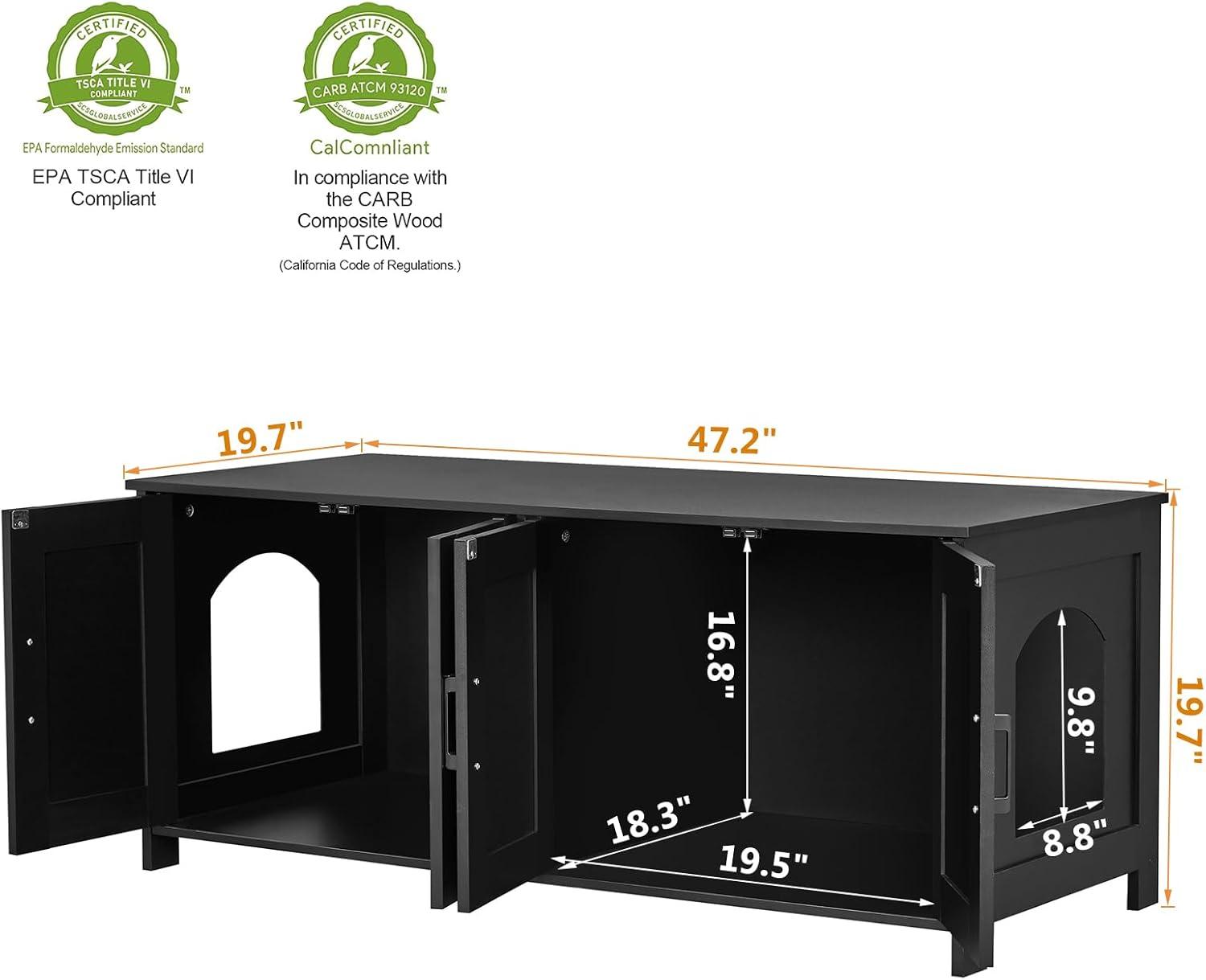 Tucker Murphy Pet™ Cat Litter Box Enclosure