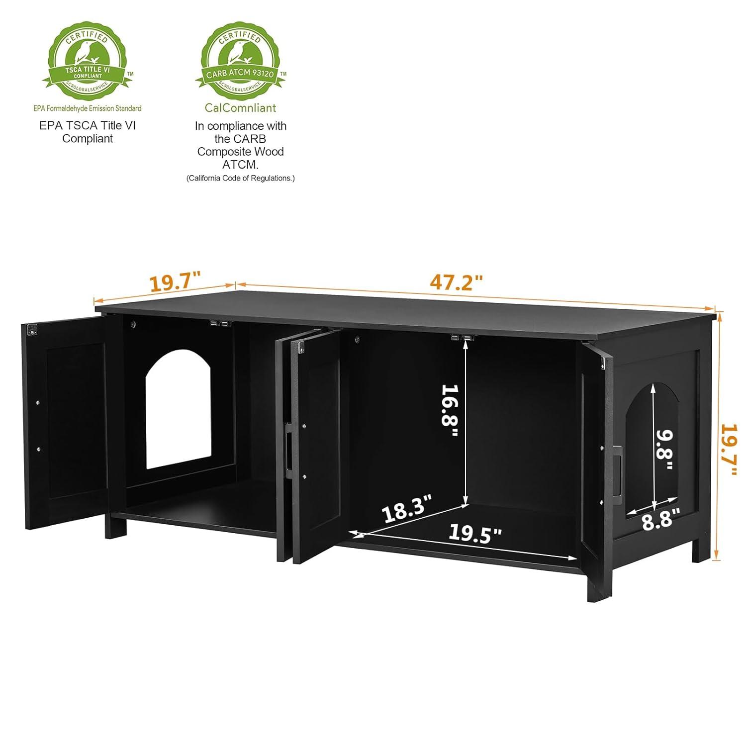 Tucker Murphy Pet™ Cat Litter Box Enclosure