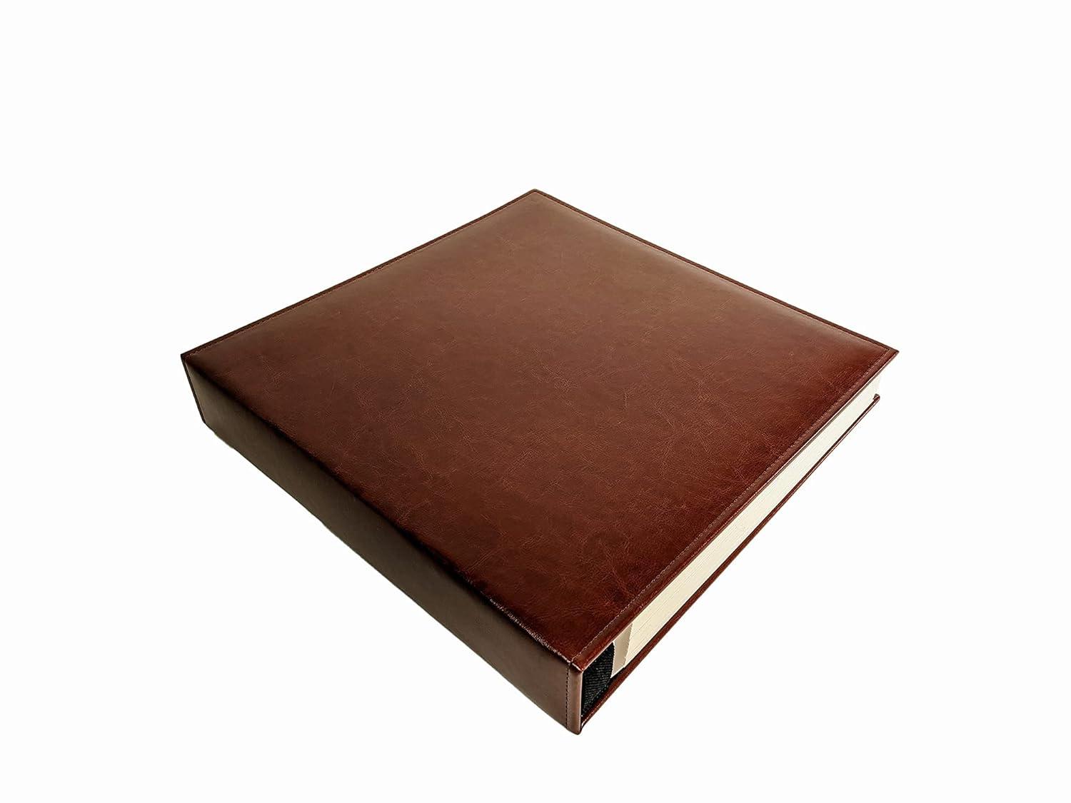 BEACHWATER POOL & SPA, LLC Photo Album Self Adhesive, 100 Pages 50 Sheets, Self Stick Sheet, Scrapbook, Picture Book, 4X6, 5X7, 8X10, 8-1/2X11, Replaceable Pages