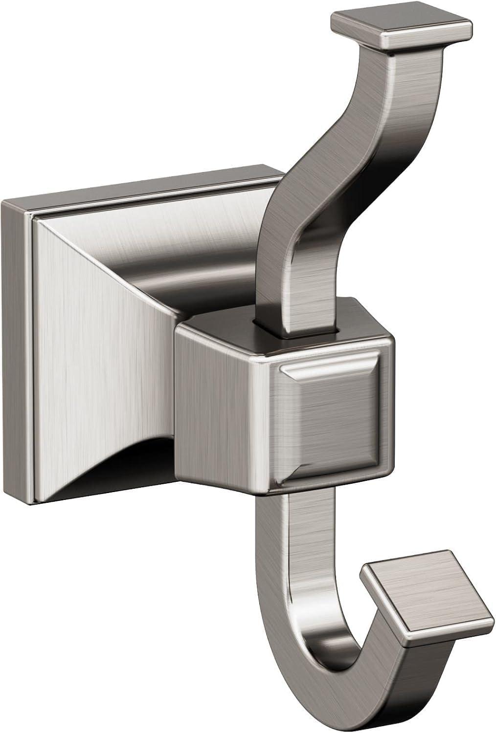 Amerock Mulholland Brushed Nickel Single Prong Robe Hook