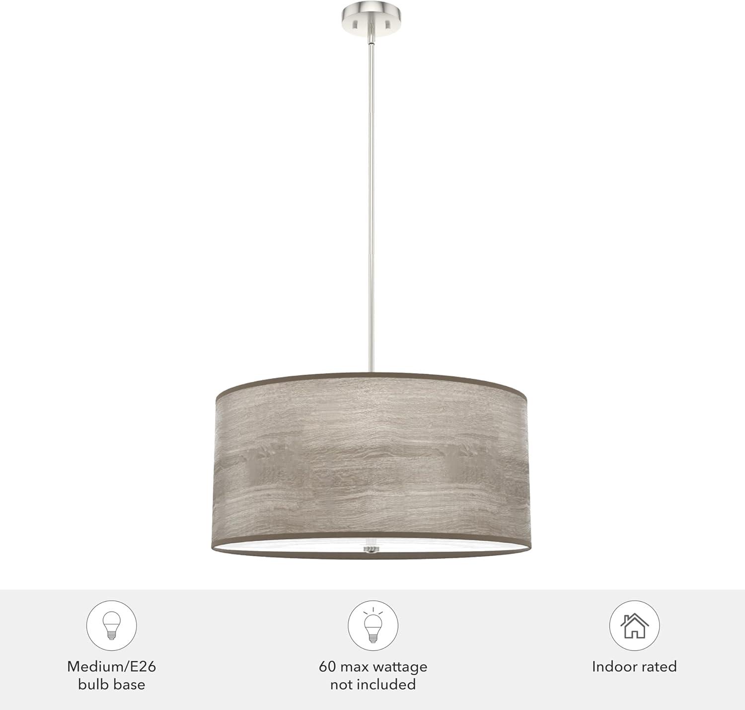 Solhaven 4 - Light Shaded Drum Pendant