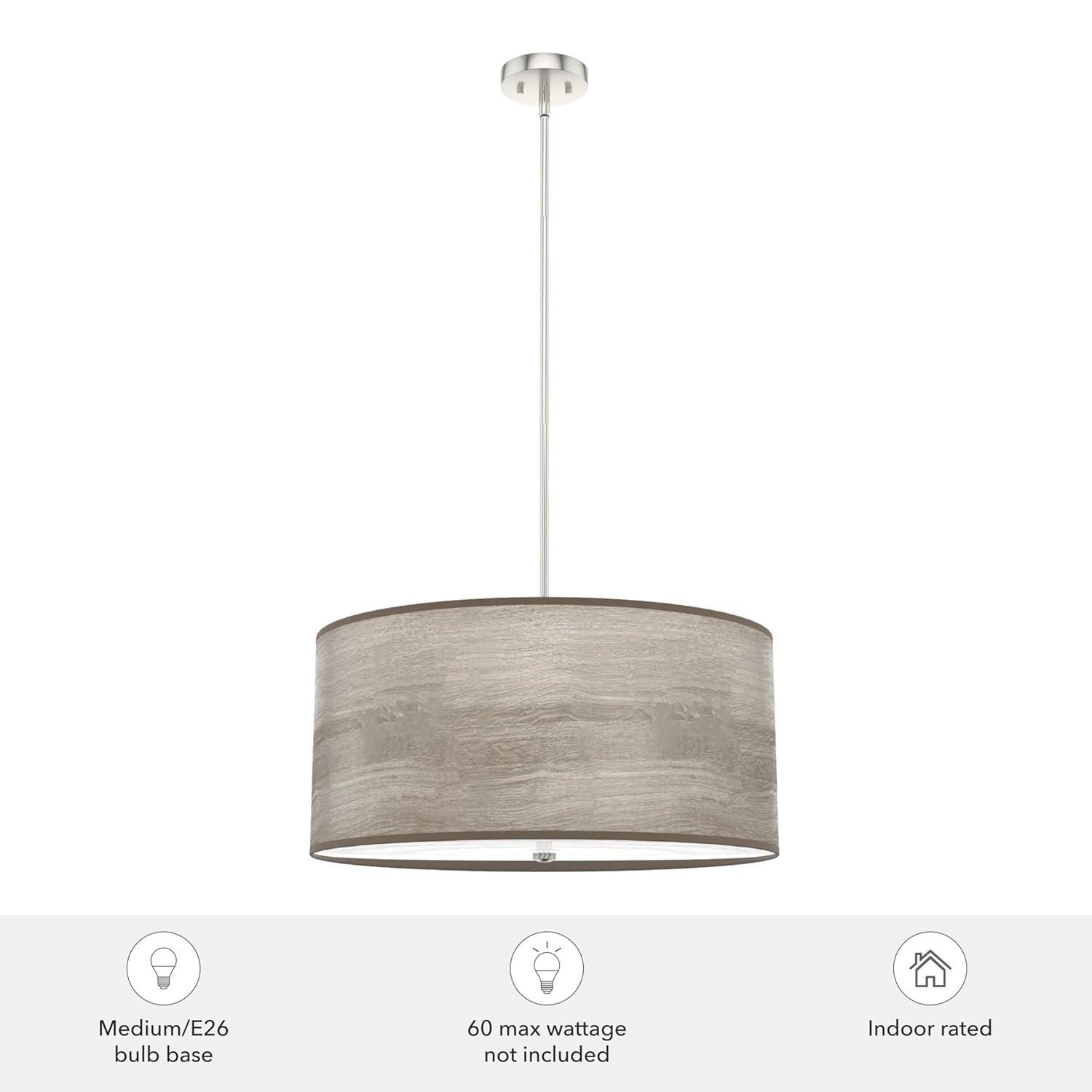 Solhaven 4 - Light Shaded Drum Pendant