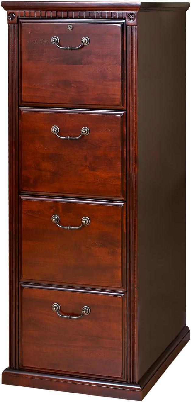 Huntington Two Wood Drawer Lateral File Cabinet Office Storage File Cherry
