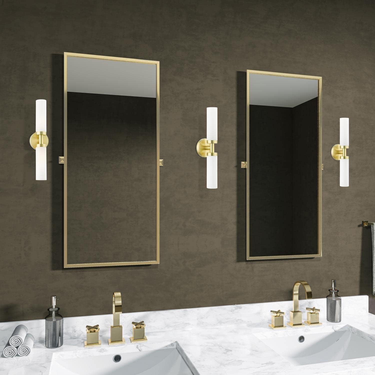 Livex Lighting Aero 2 - Light Vanity in  Satin Brass