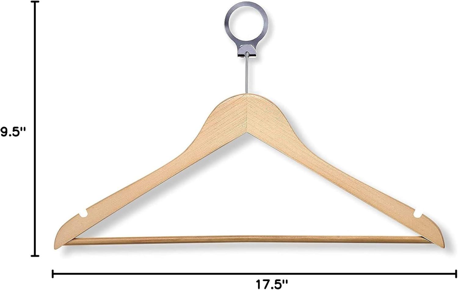 Rogin Wood Standard Hanger for Suit/Coat