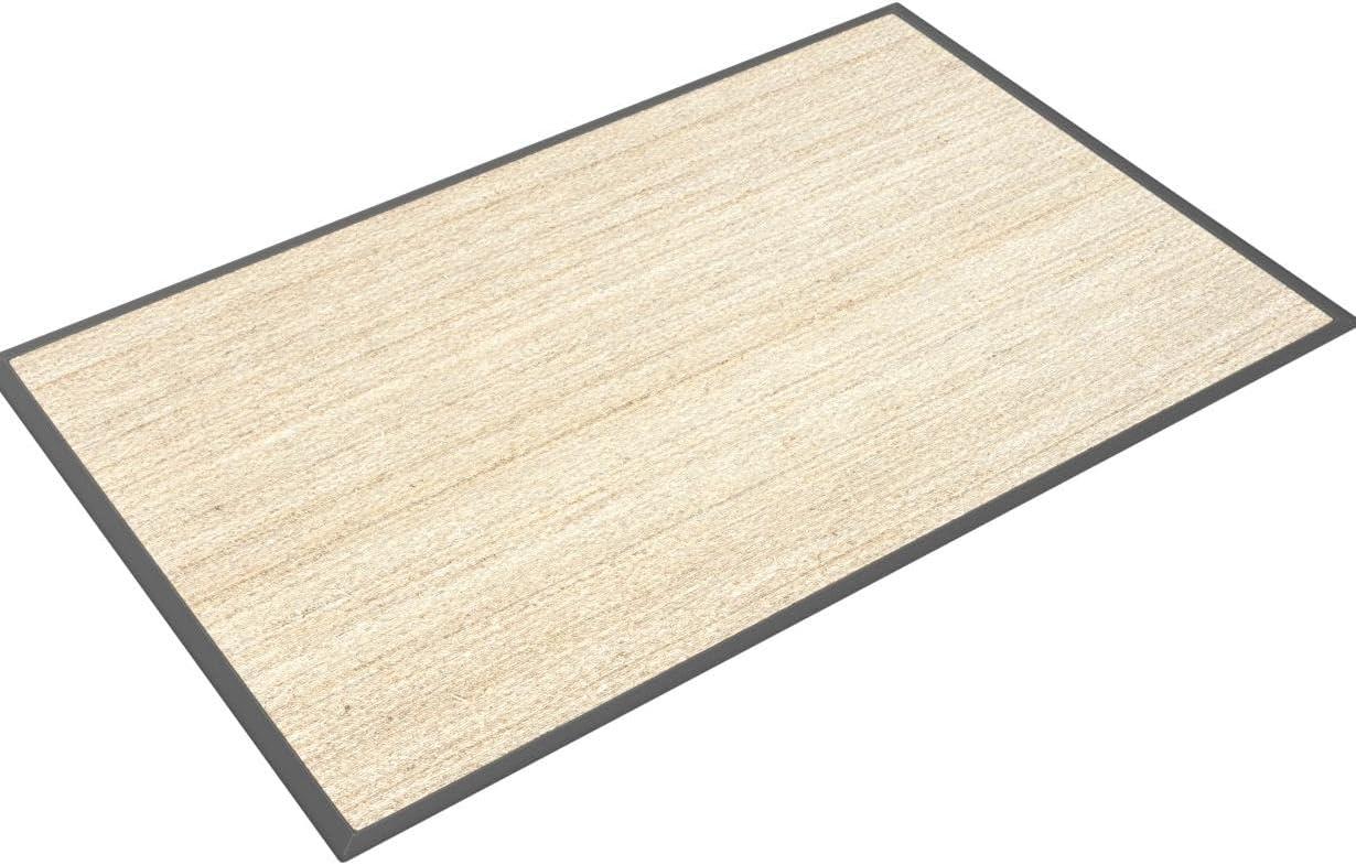 nuLOOM Elijah Farmhouse Seagrass Area Rug, 6' x 9', Dark Gray