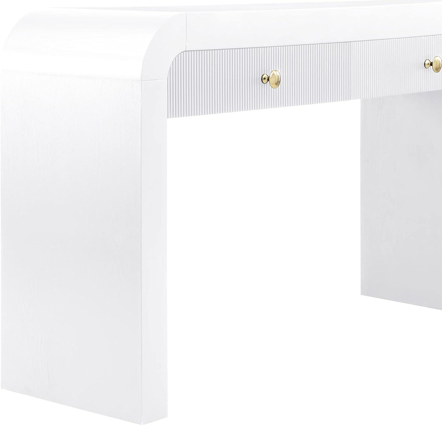 Meridian Furniture Artisto White Console Table
