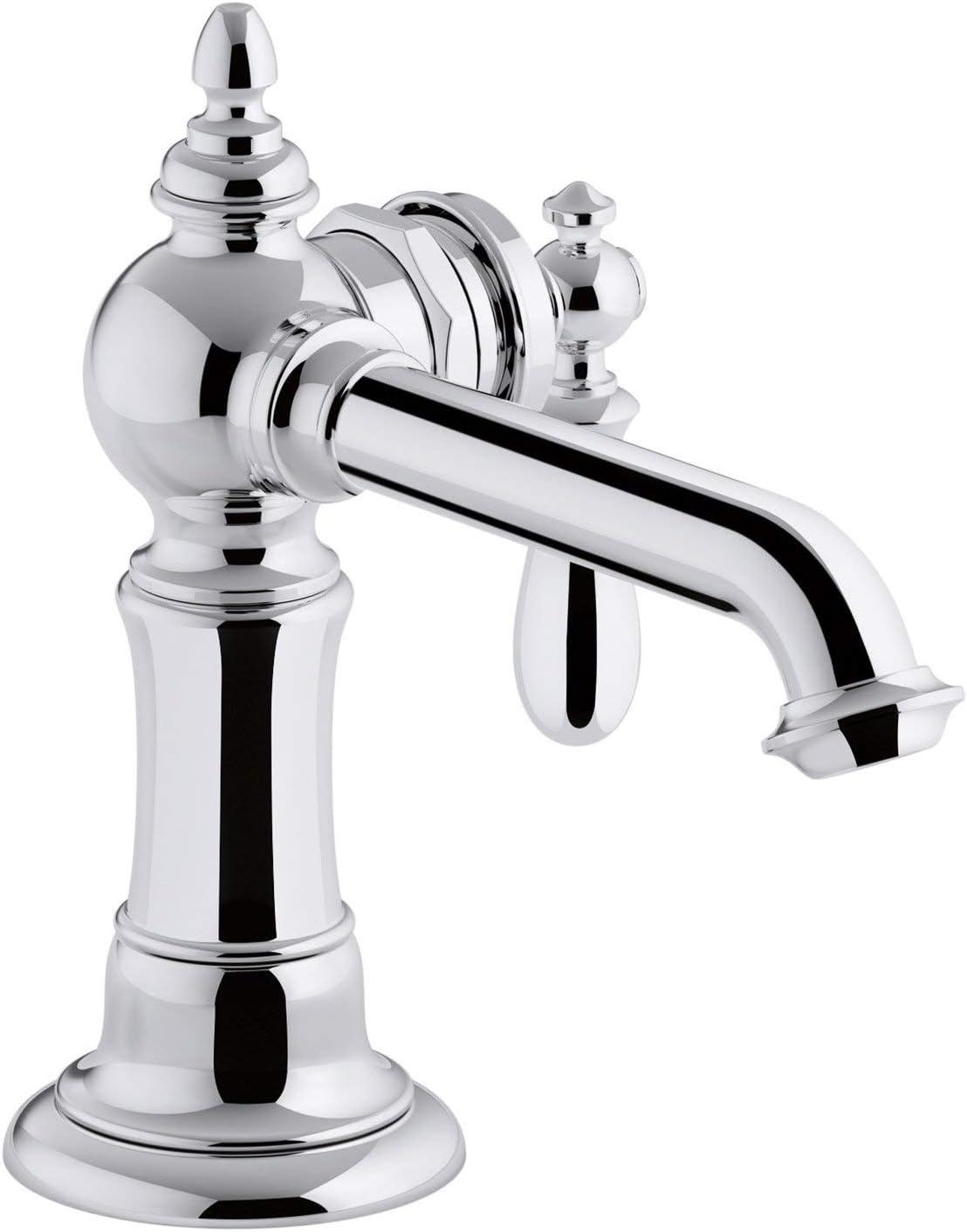 Artifacts® Single Hole Bathroom Faucet with Drain Assembly