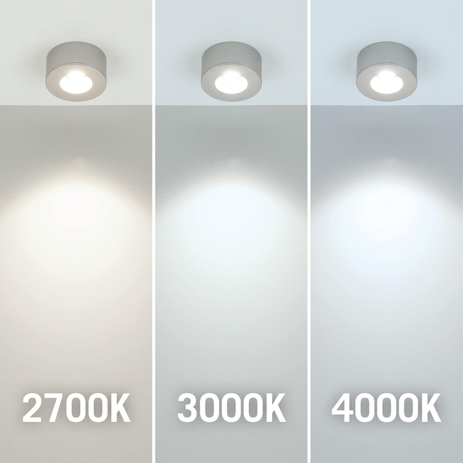 Armacost Lighting PureVue Mini Under Cabinet LED Puck Light, Flat, 4000K 213110