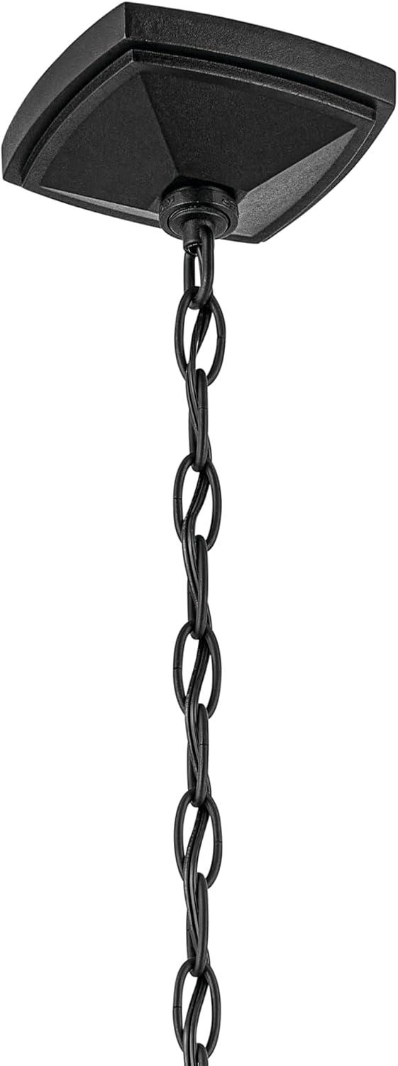 Kichler 49740 Forestdale 4 Light 10" Wide Outdoor Taper Candle Mini Pendant - Black