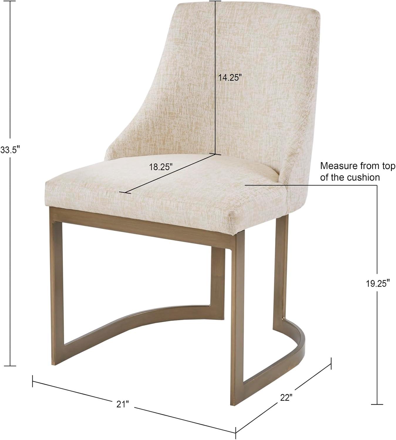 Bryce Dining Chair (Set of 2) Cream See Below