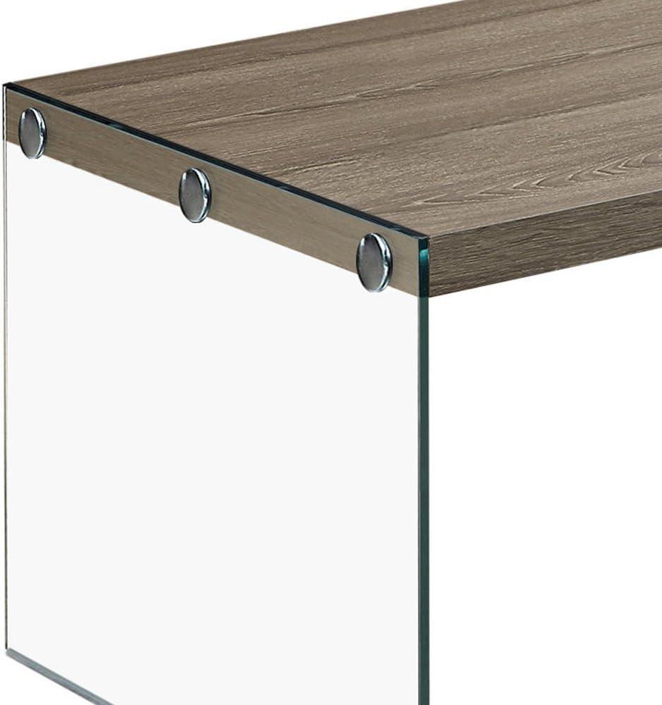 Monarch Specialties Coffee Table, Accent, Cocktail, Rectangular, Living Room, 44"L, Brown Laminate