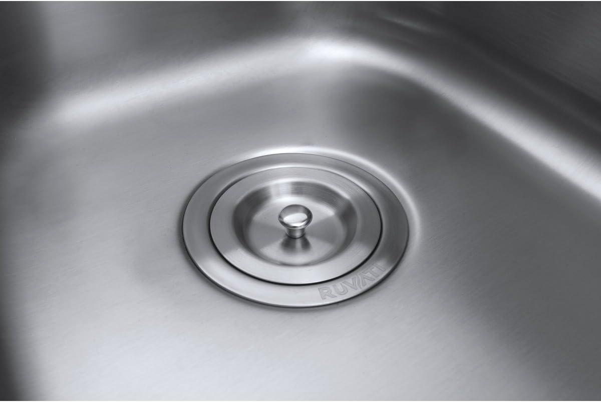 Ruvati 29-inch Undermount 40/60 Double Bowl 16 Gauge Stainless Steel Kitchen Sink