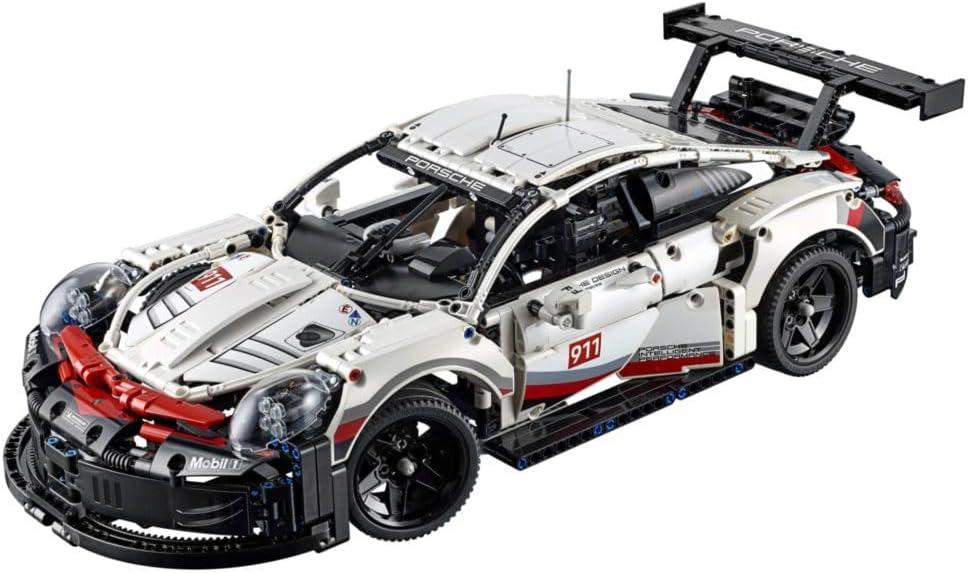 LEGO Technic Porsche 911 RSR Race Car Model Building Kit 42096, Advanced Replica, Exclusive Collectible Set, Gift for Kids, Boys & Girls