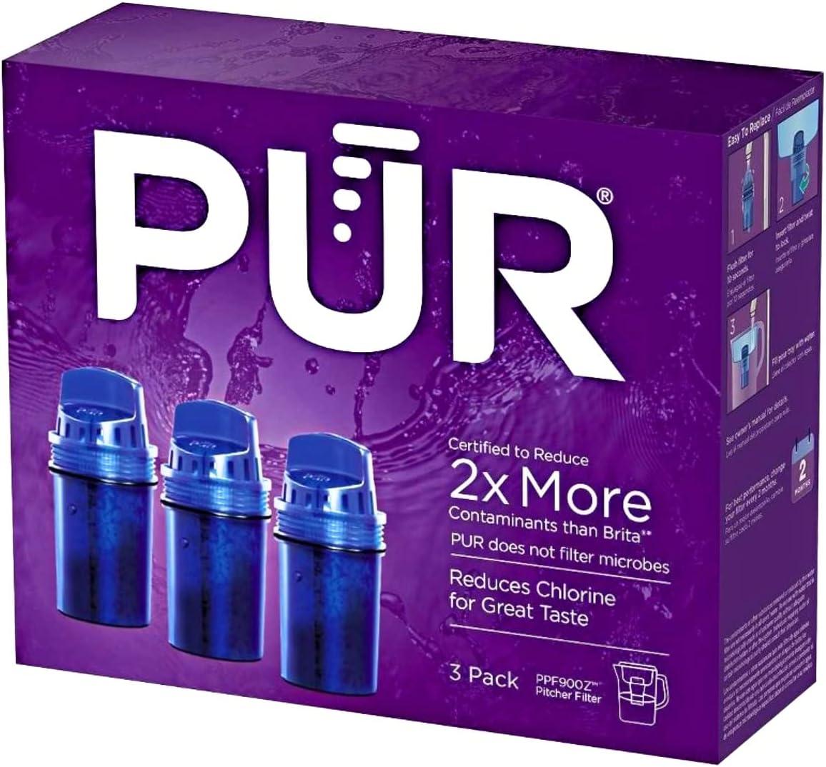 PUR Blue Water Pitcher Replacement Filter 3-Pack