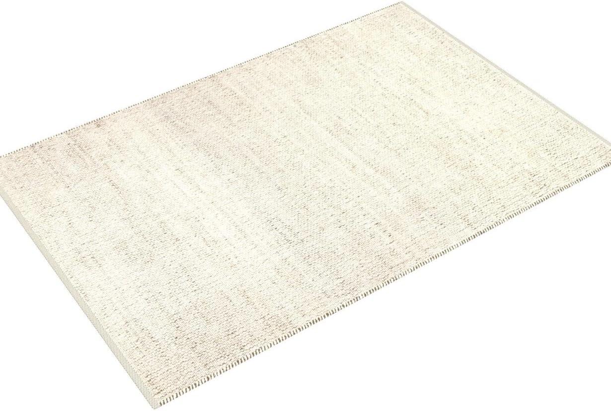 Handcrafted Blue Jute-Cotton Blend 6' x 9' Flat Woven Area Rug