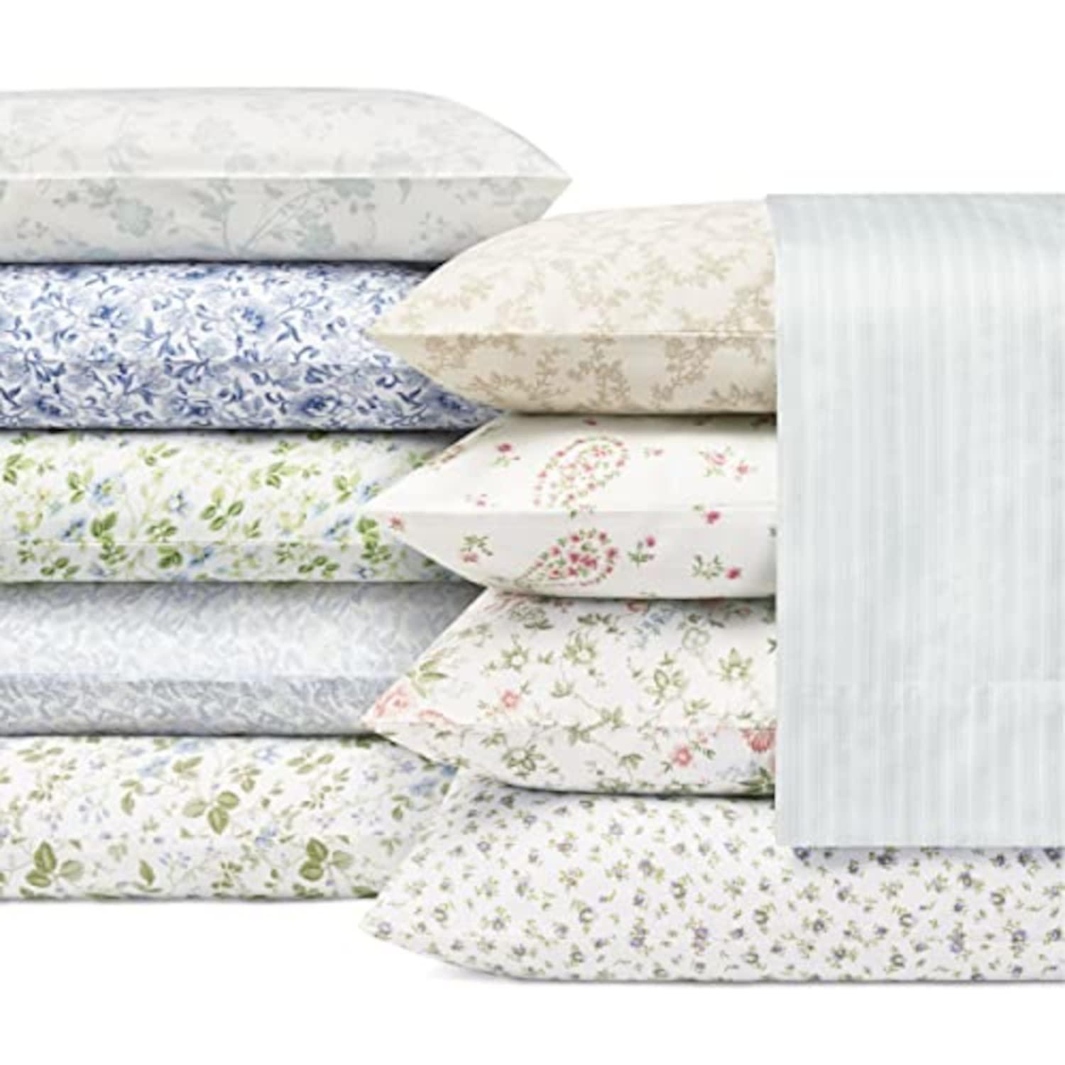 Laura Ashley Laura Ashley Sateen Cotton Printed Sheet Sets