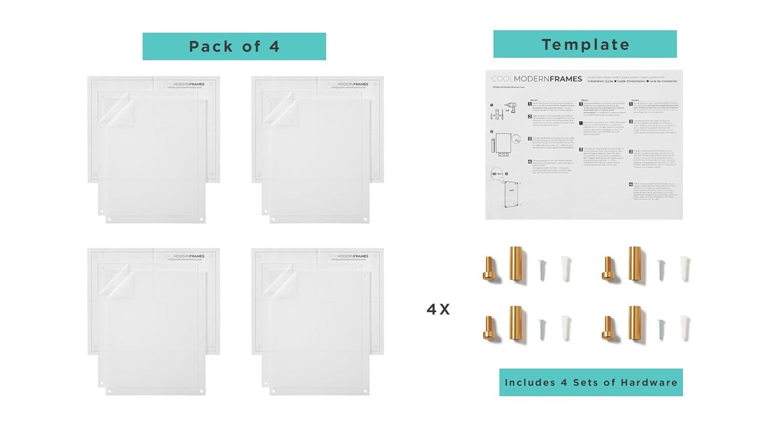 Cool Modern Frames Picture Frame - Set of 4 (Set of 4)