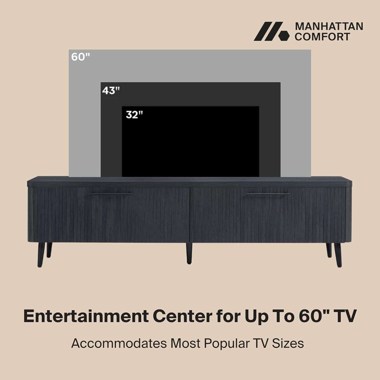 Manhattan Comfort Jodie 68.9" Mid-Century Modern TV Stand