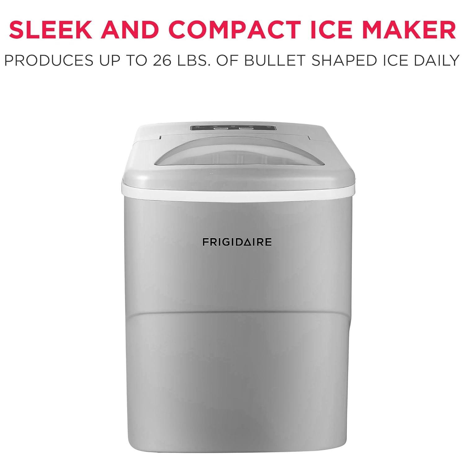 Frigidaire Small Appliances Frigidaire Small Appliances 26 Lb. Daily Production Cube Ice Freestanding Ice Maker
