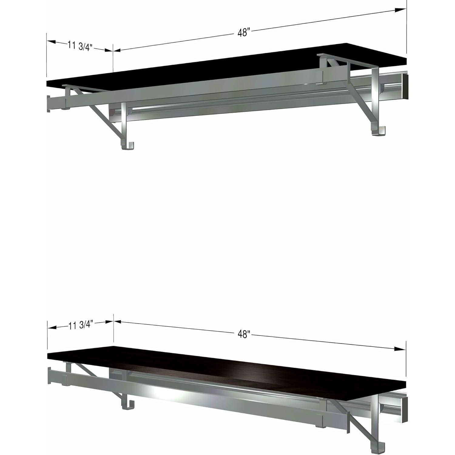 Arrange a Space Double Shelf-Hang Closet System