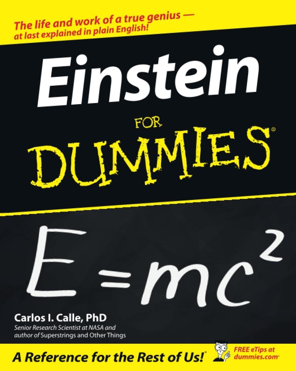 Einstein For Dummies - by  Carlos I Calle (Paperback)