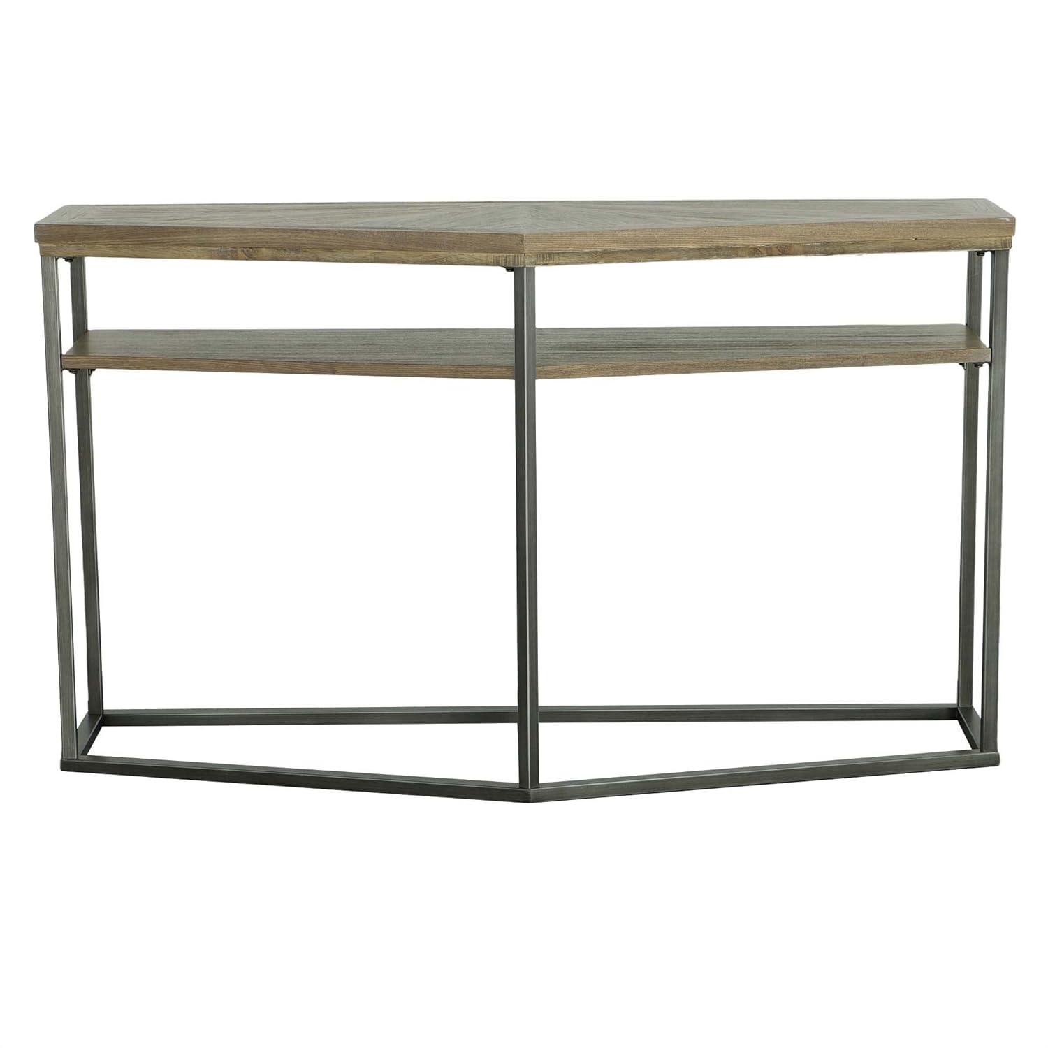 Progressive Furniture Adison Cove Wood Sofa/Console Table Ash Blonde Tan