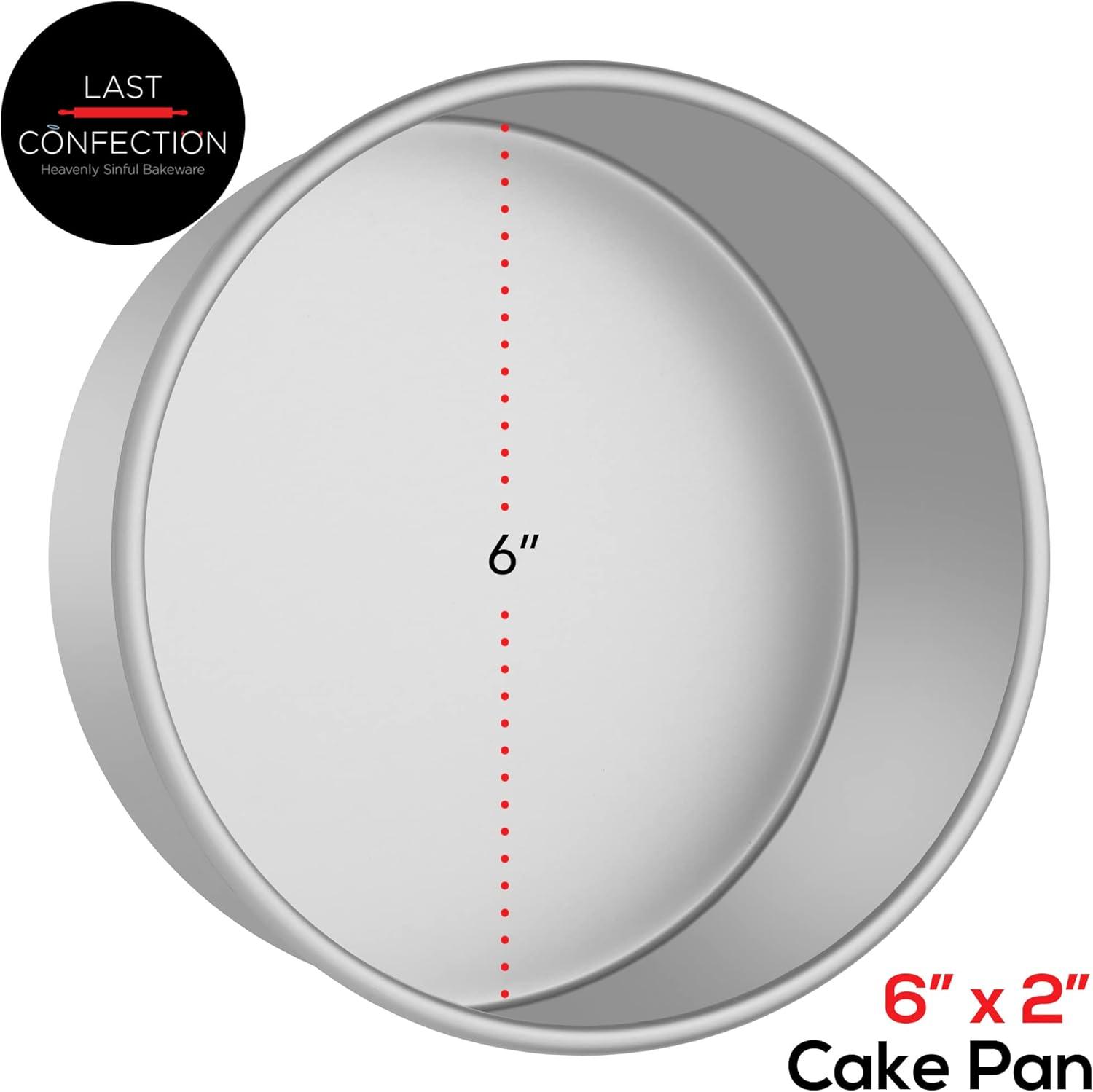 Last Confection Aluminum Round Cake Pans - Professional Bakeware