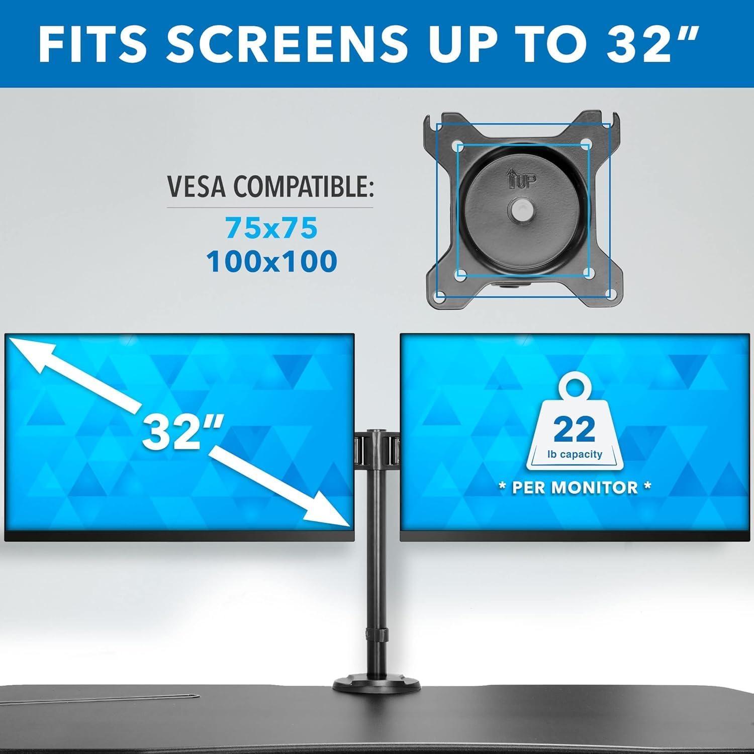 Mount-it Multi-Screen Floor Stand Mount