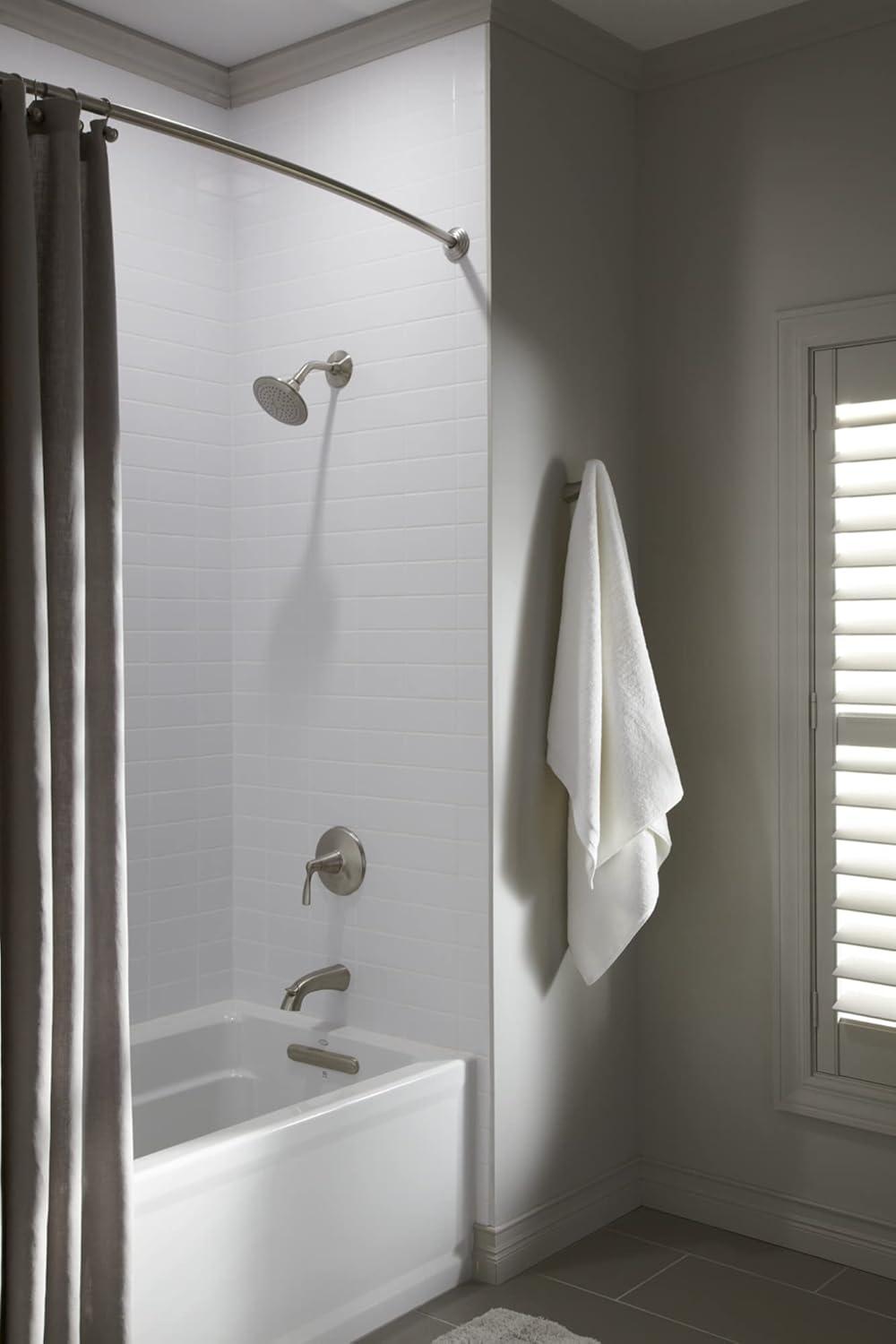 72" x 36" Acrylic Alcove Soaking Bathtub with Comfort Depth