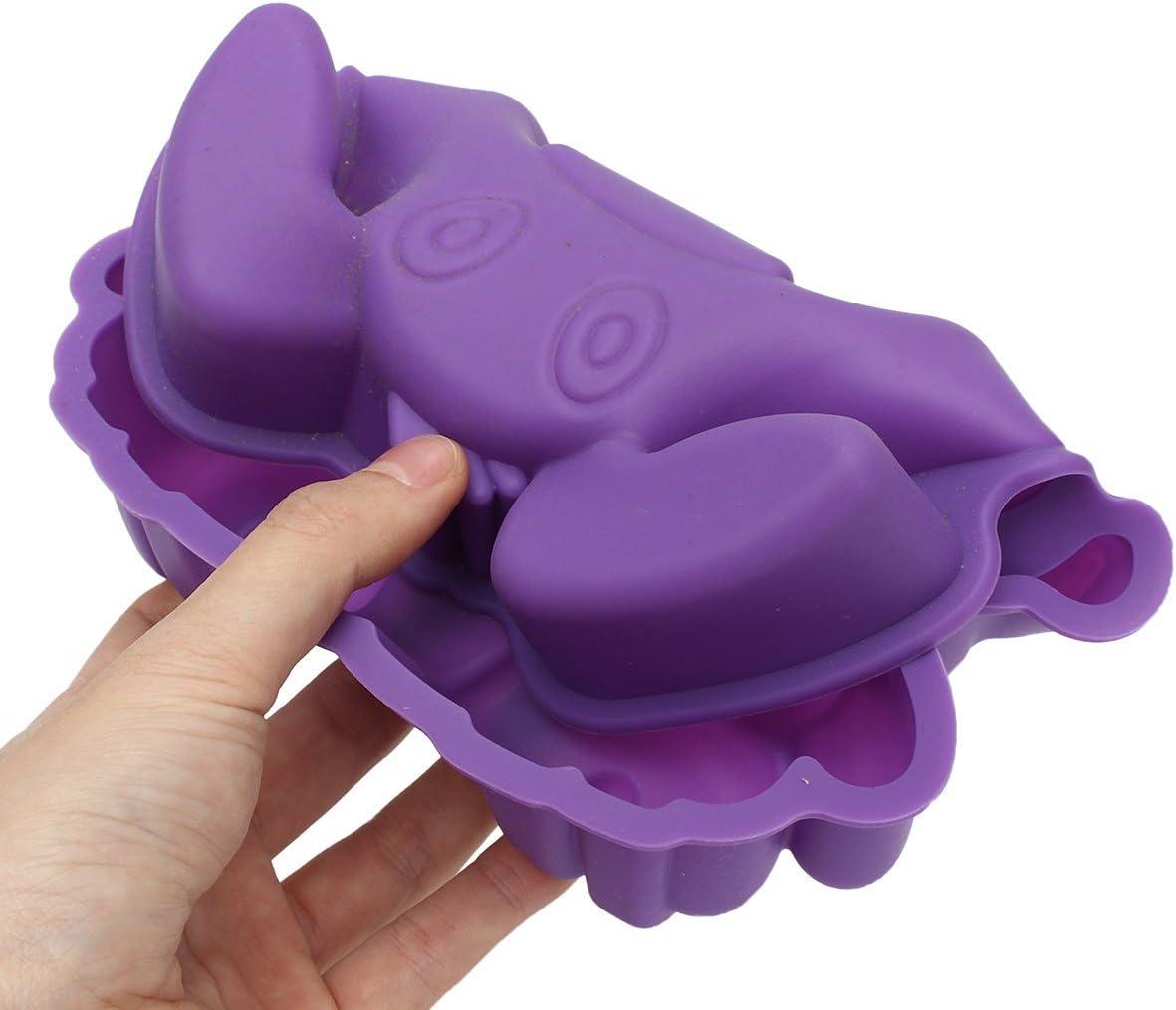 Dog Baking Mold Dog Non-stick Silicone Pan Mold for Cake, Muffin, Loaf, Bread, Toast, Mousse, Scone (Random Color)