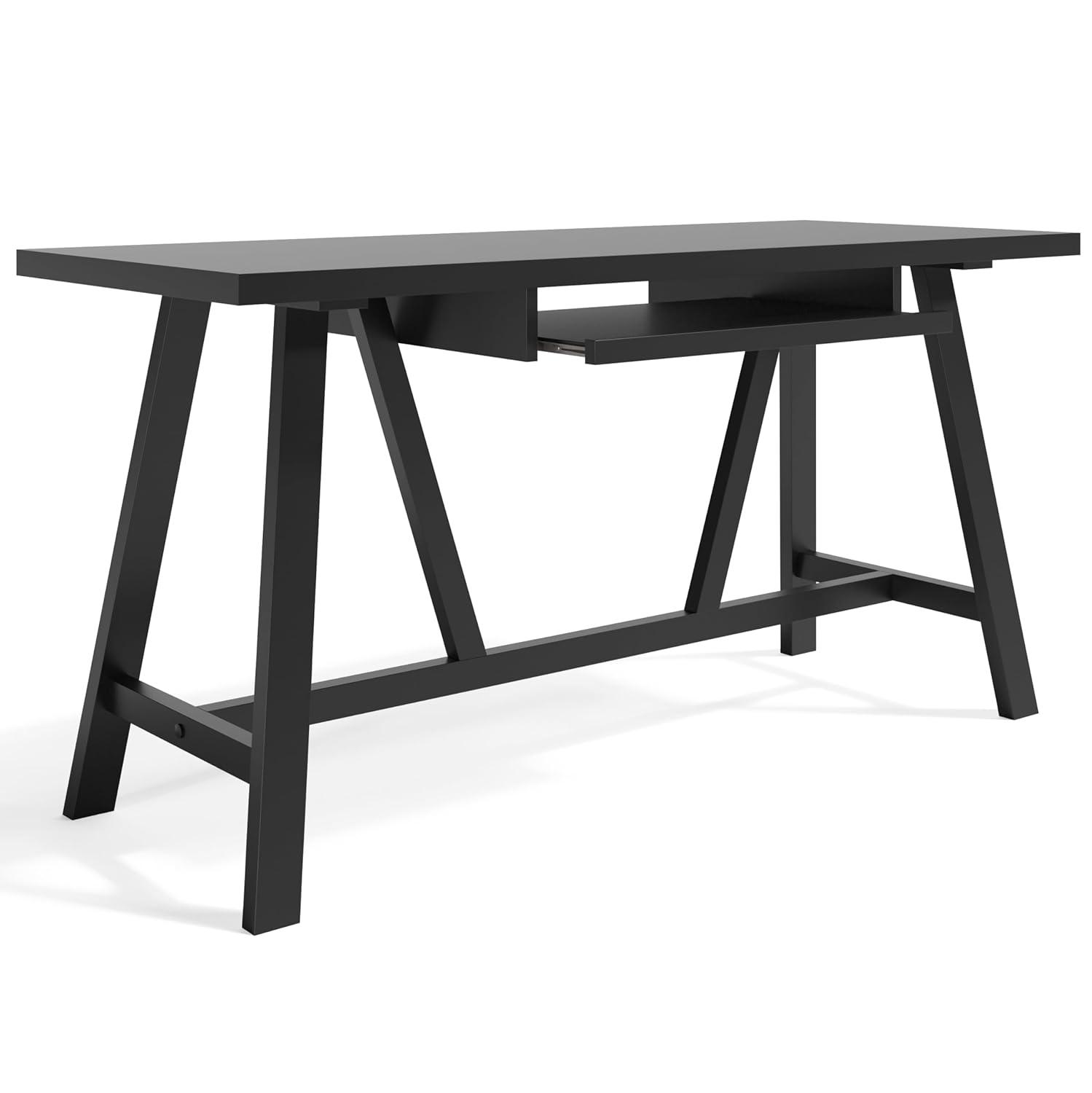 Simpli Home Dylan Solid Wood Writing Desk