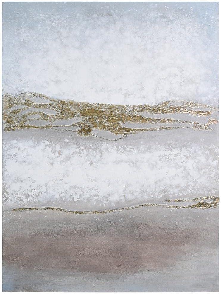 Empire Art Direct Golden Winter Textured Metallic Hand Painted Wall Art by Martin Edwards