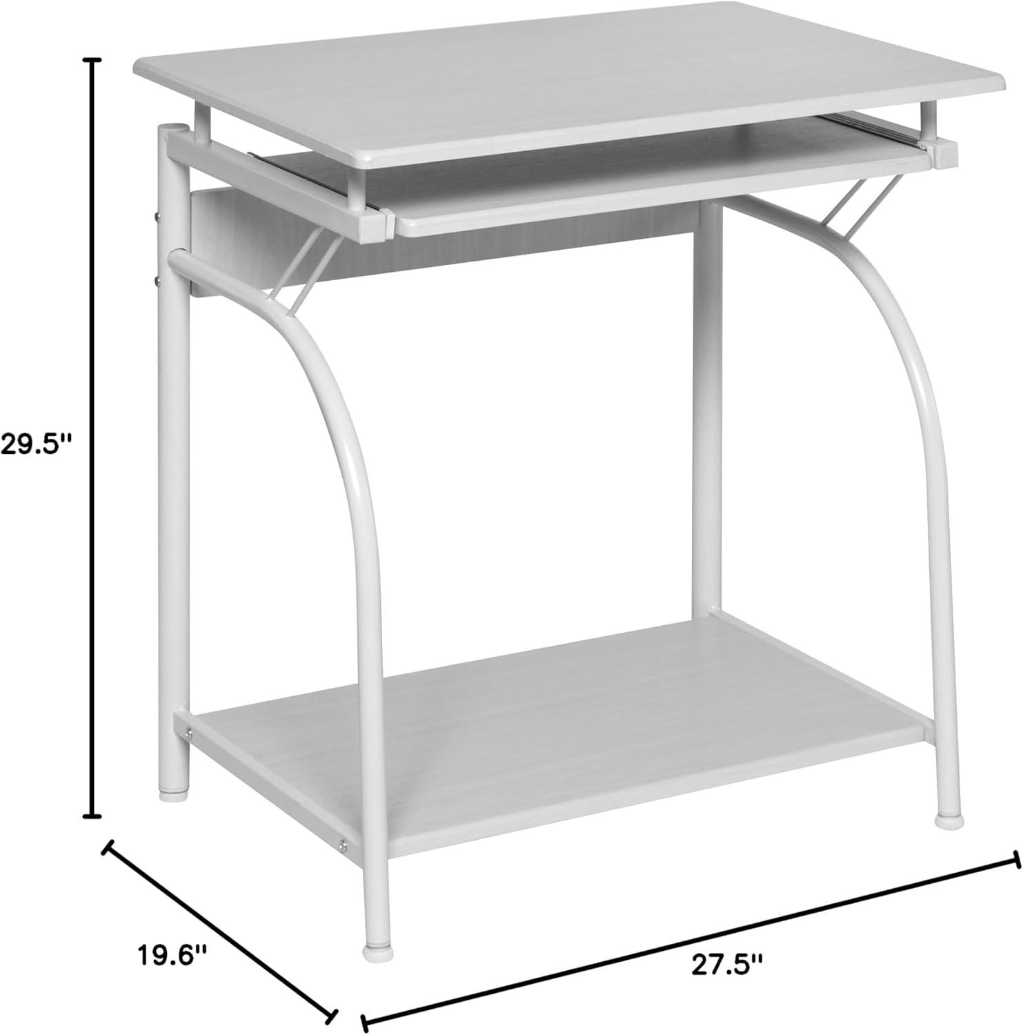 Comfort Products Stanton Computer Desk with Pullout Keyboard Tray, Multiple Colors