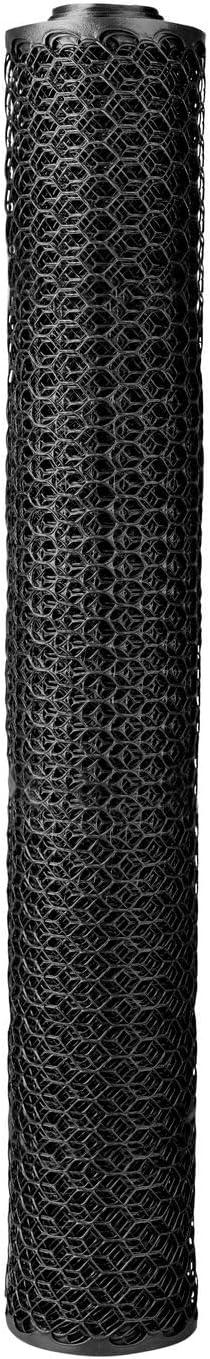 Black Plastic 2' x 25' Poultry Hex Garden Fence Netting