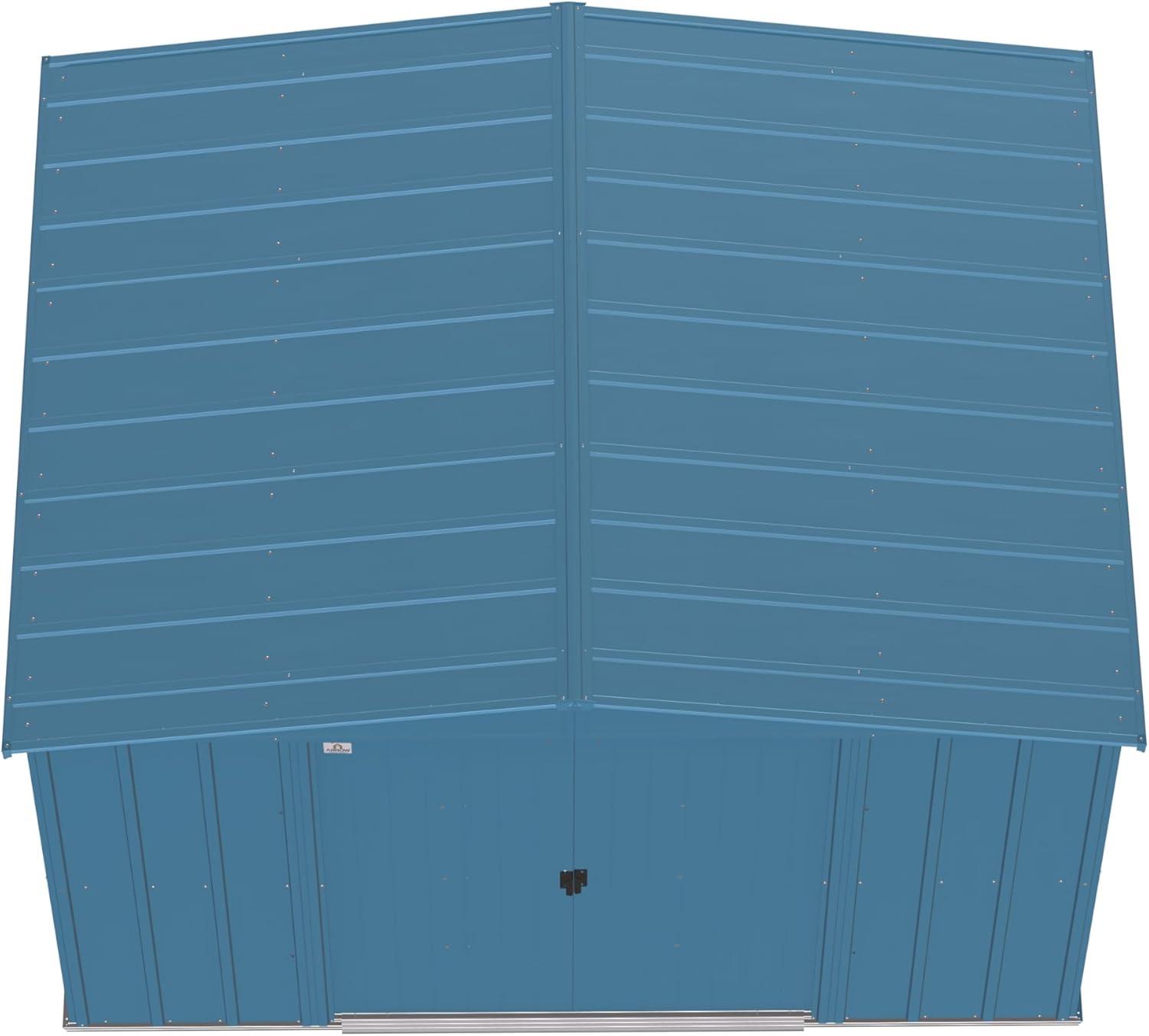 10 ft. W x 8 ft. D Metal Storage Shed