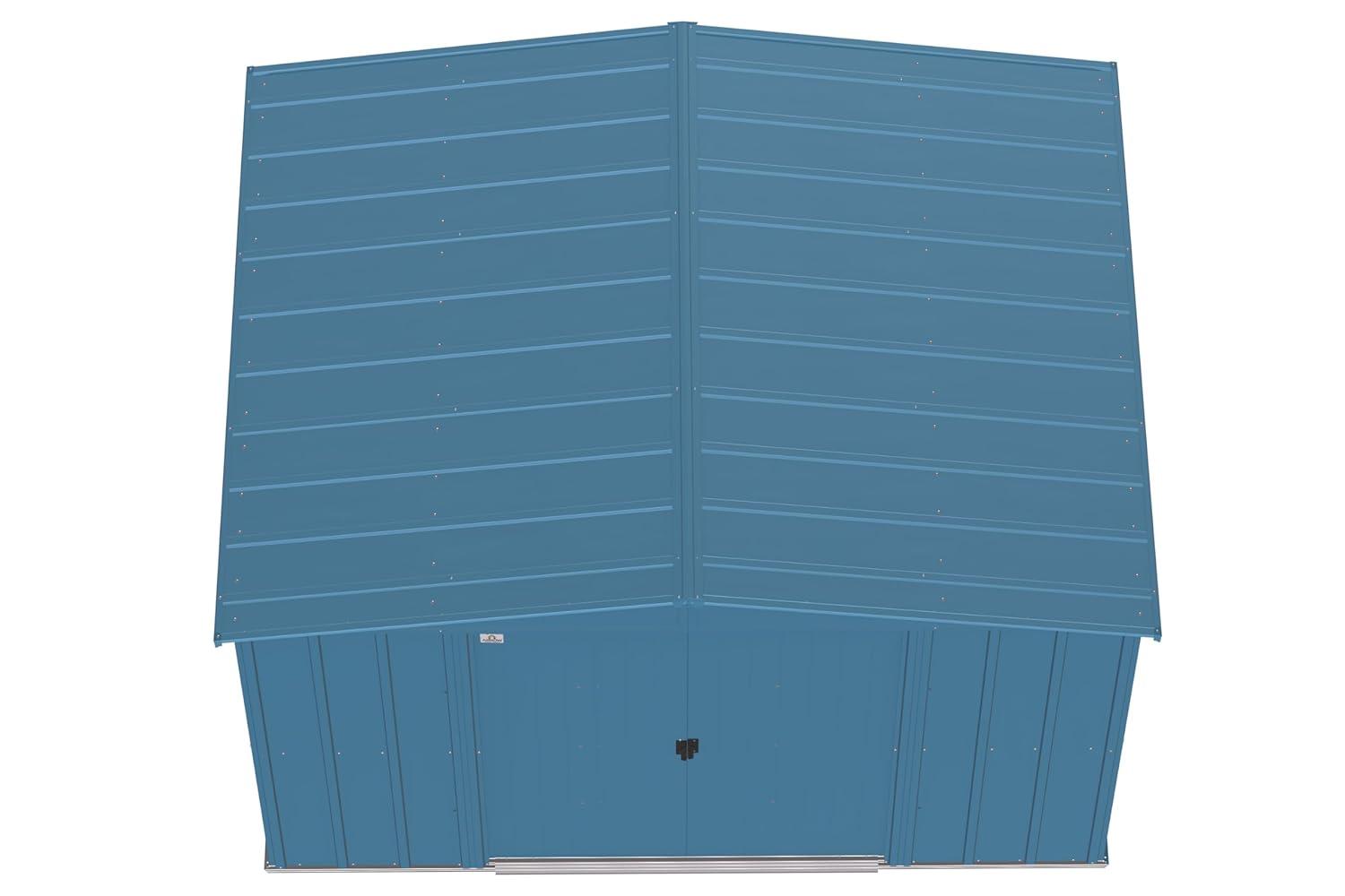 10 ft. W x 8 ft. D Metal Storage Shed