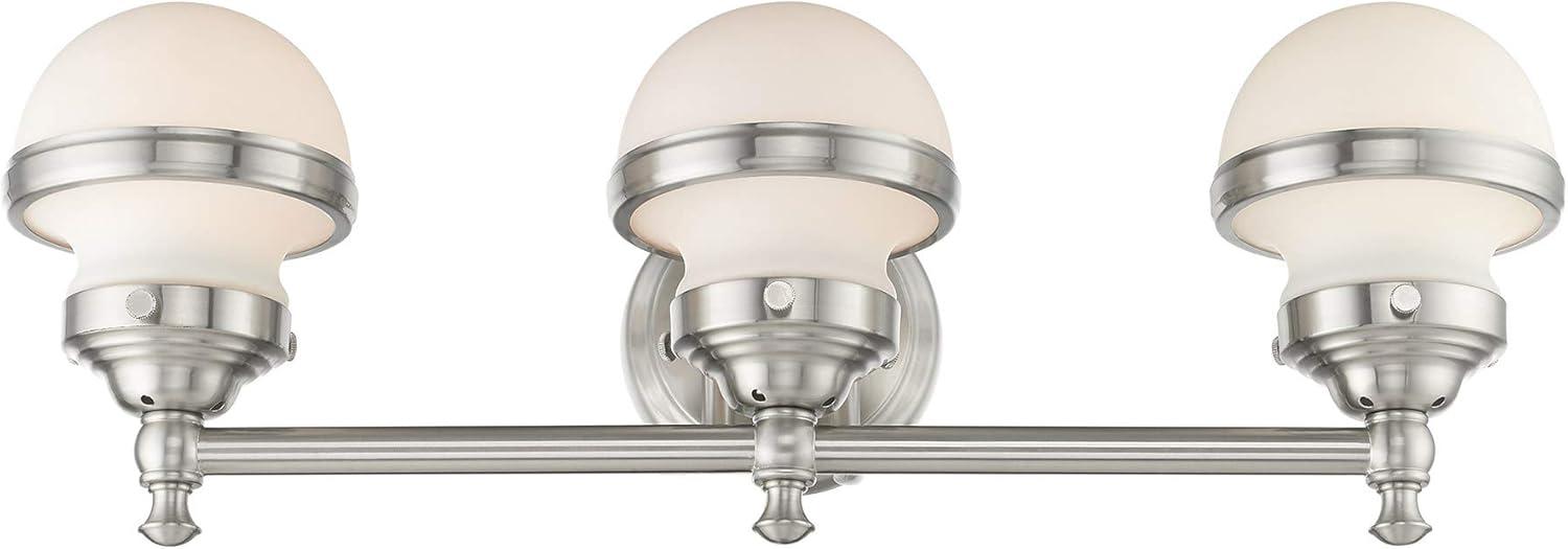 Livex Lighting Oldwick 3 - Light Vanity in  Brushed Nickel