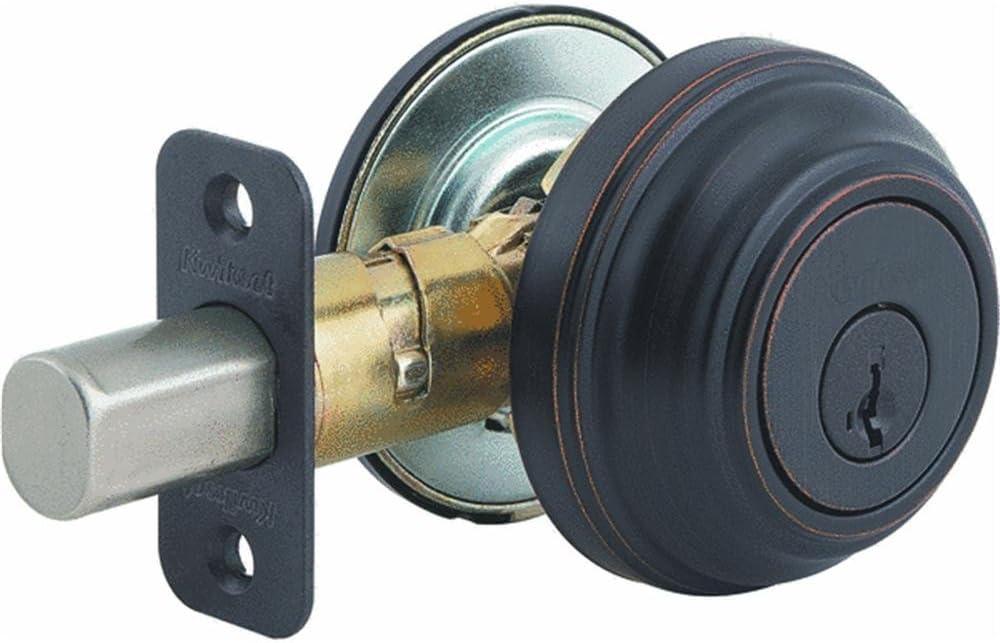 Venetian Bronze Single Cylinder Deadbolt with SmartKey