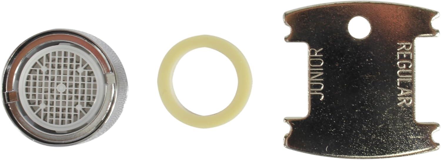 Danco Dual Thread 15/16 in.-27M x 55/64 in.-27F Chrome Faucet Aerator