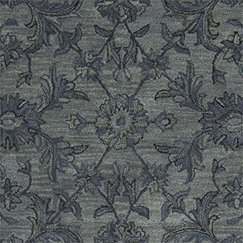 SAFAVIEH Antiquity May Floral Vines Wool Area Rug, Grey/Multi, 9'6" x 13'6"